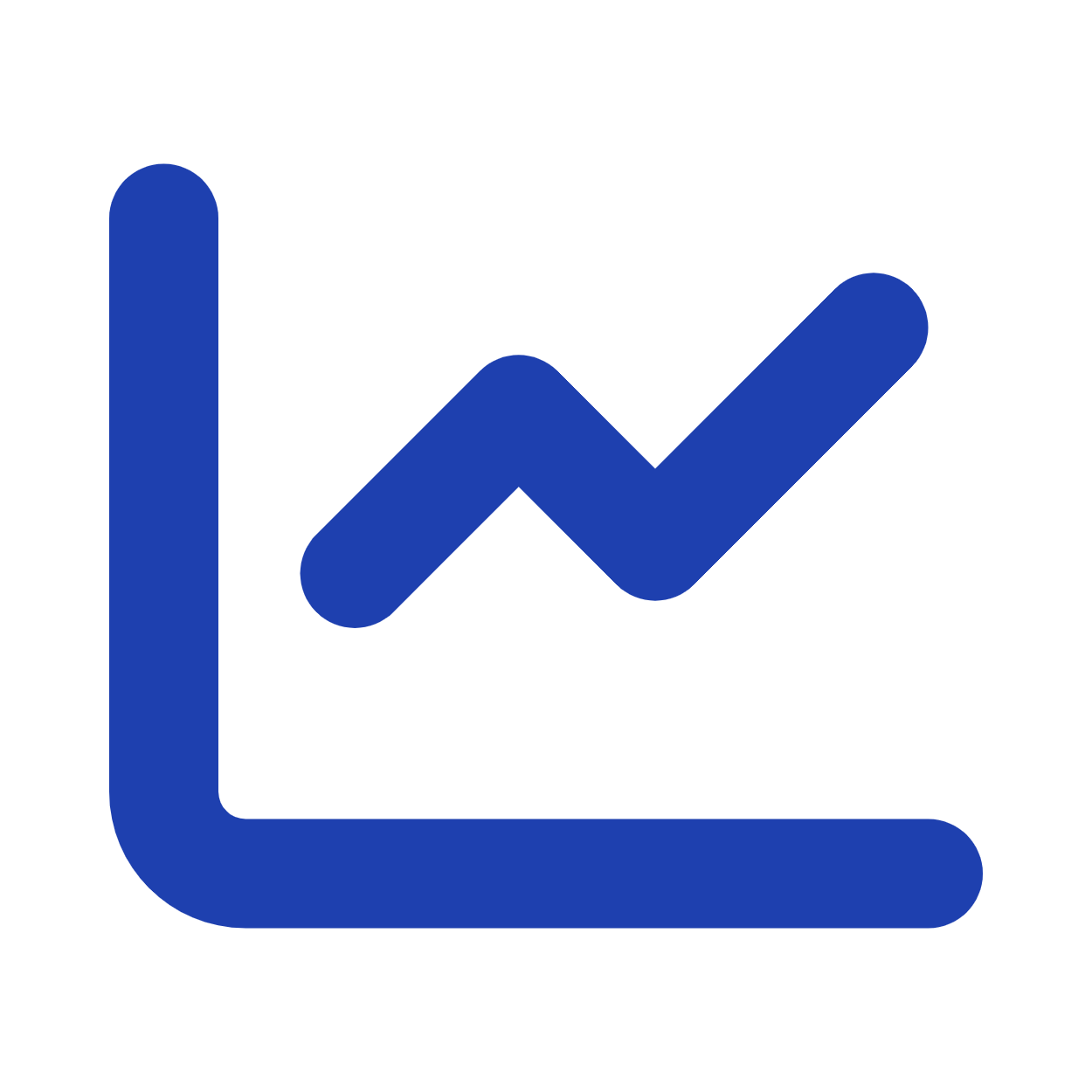 Unreliable revenue forecasts icon